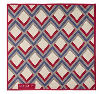 FOULARD FEMME SOLFERINO MOTIF LOSANGES - LAFONT