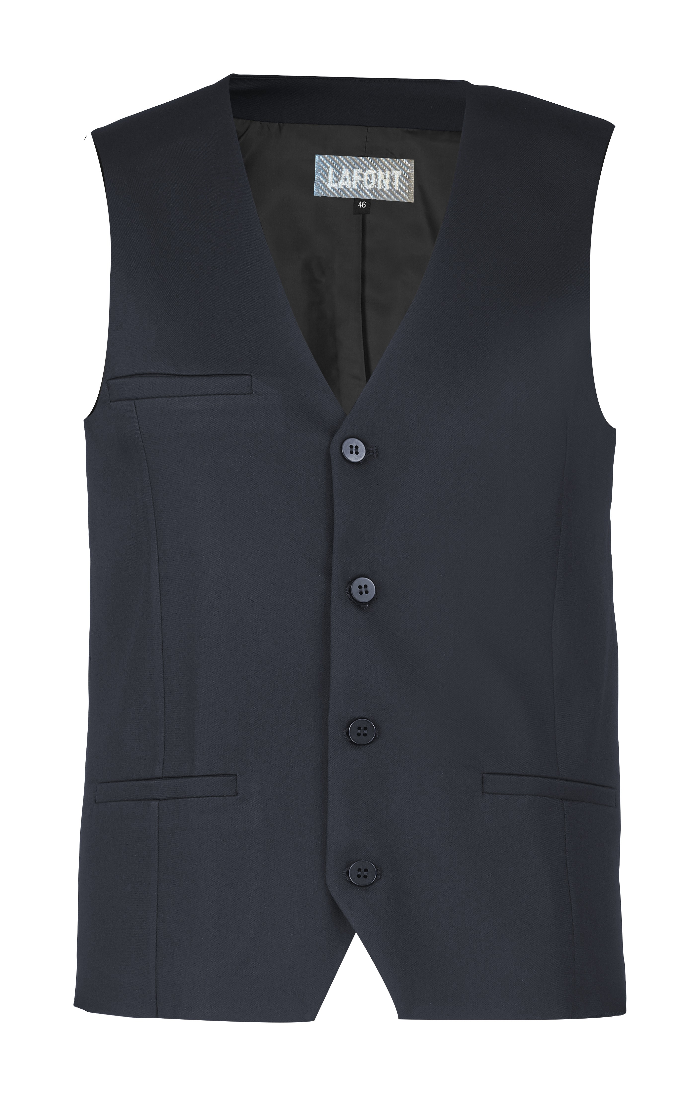 Gilet de service, costume, JAVA sans manches Lafont, homme, hôtellerie