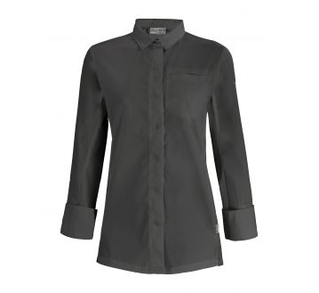 Veste de cuisine pour femme Lafont - 27CHIVES gris clair