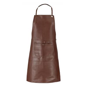 TABLIER DE CUISINE CUIR CORIUM MARRON - LAFONT