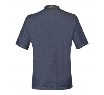 VESTE DE CUISINE HOMME BIEVRE BLEU JEAN - LAFONT
