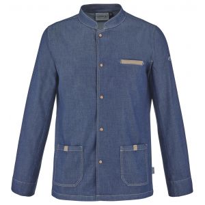 VESTE DE CUISINE HOMME MIRBEL BLEU JEAN - LAFONT