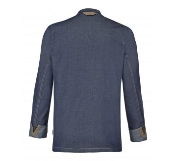 VESTE DE CUISINE HOMME BROCA BLEU JEAN - LAFONT