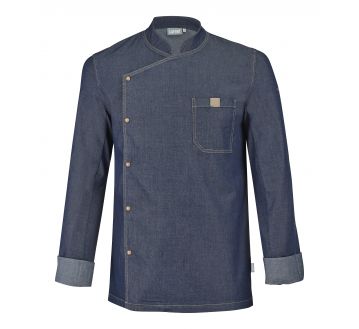 Guolamy Veste De Cuisine Professionnelle Homme – Manches Longues Respirantes (29152W)
