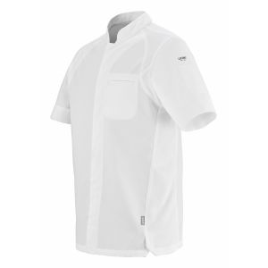 Veste de cuisine pour homme à manches courtes Lafont - 27BASILMC blanc 2