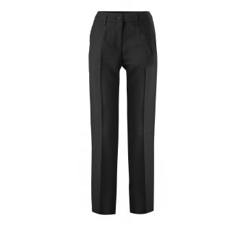 PANTALON TAILLEUR FEMME MUSCAT NOIR COUPE DROITE - LAFONT