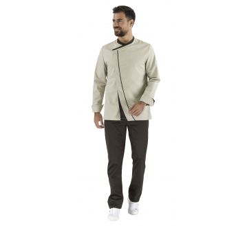 Veste de cuisine pour homme Lafont - 27MINT chocolat