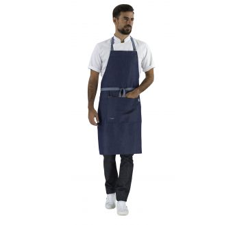 TABLIER DE CUISINE VESALE BLEU JEAN - LAFONT