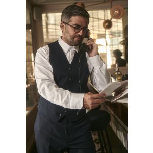 Gilet de costume pour homme Lafont - 27THORIGNY noir 2