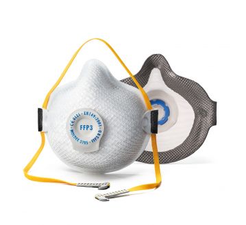 BOITE 8 MASQUES RESPIRATOIRE A SOUPAPE FFP3 AIR SEAL 370515 - MOLDEX