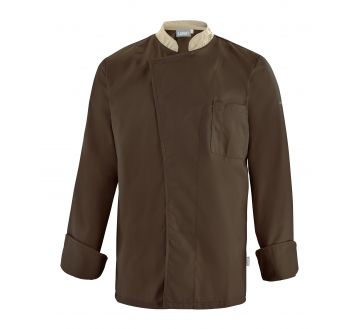 Veste de cuisine pour homme Lafont - 27CABBAGE blanc et gris