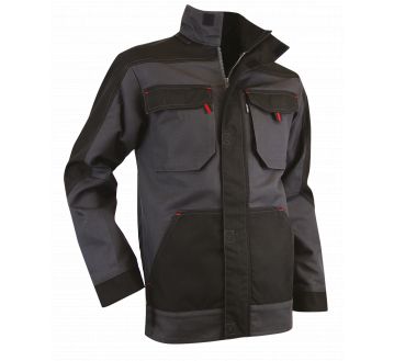 BLOUSON DE TRAVAIL CERAMIQUE GRIS/NOIR - LMA