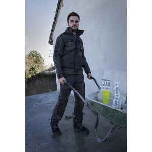 BLOUSON DE TRAVAIL CERAMIQUE GRIS/NOIR - LMA 2
