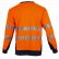 TEE-SHIRT HV REFLET MANCHE LONGUES ANTI-UV ORANGE/MARINE - LMA