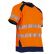 TEE-SHIRT HAUTE VISIBILITE LAMPION ANTI-UV ORANGE/MARINE - LMA