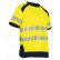 TEE-SHIRT HAUTE VISIBILITE HALOGENE ANTI-UV JAUNE/MARINE - LMA