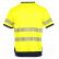 TEE-SHIRT HAUTE VISIBILITE HALOGENE ANTI-UV JAUNE/MARINE - LMA