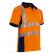 POLO HAUTE VISIBILITE PREVOYANCE ANTI-UV ORANGE/MARINE - LMA