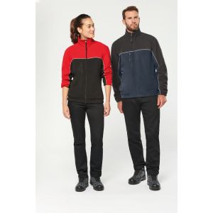 POLAIRE BICOLORE ECORESPONSABLE UNISEXE WK904 - TOPTEX 2