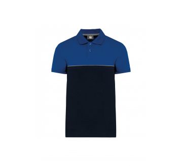 POLO BICOLORE ECORESPONSABLE UNISEXE WL210 - TOPTEX
