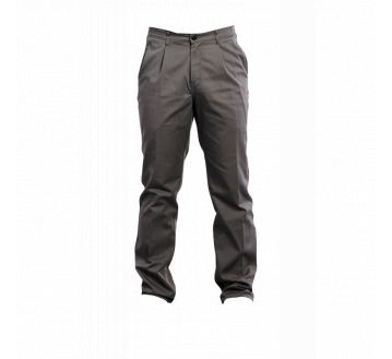 PANTALON CUISINIER P/C GRIS ELASTIQUE TAILLE 15BEG - PBV