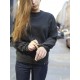 SWEAT-SHIRT COL ALIX 03886 - MADE IN FRANCE - SOLS