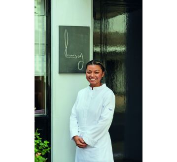 VESTE CUISINE FEMME CRISTAL MANCHES LONGUES - LAFONT