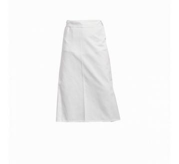 Tablier long de cuisine PBV - 2731ALO blanc