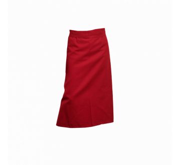 Tablier long de cuisine PBV - 2731ALO rouge