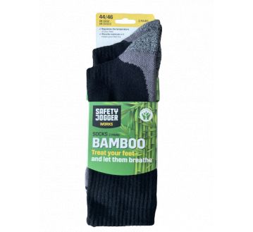 CHAUSSETTES DE TRAVAIL EN FIBRE DE BAMBOO - SAFETY JOGGER