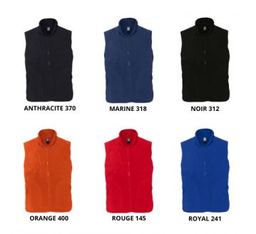 GILET POLAIRE UNISEXE SANS MANCHES NORWAY 51000 - SOLS