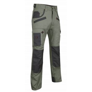 PANTALON DE TRAVAIL SECATEUR KAKI/GRIS - LMA