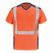Tee-shirt à manches courtes Cepovett GHARBI FLUO SAFE XP orange
