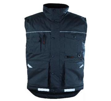 GILET DE TRAVAIL RIPSTOP MULTIPOCHES NOIR 5GMRB