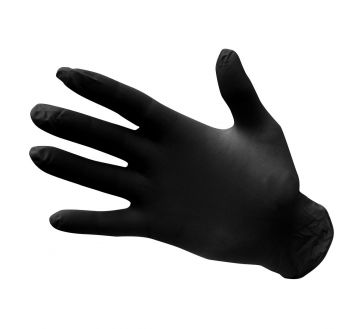 BOITE 100 GANTS JETABLES NITRILE NOIR NON POUDRES A925 - PORTWEST