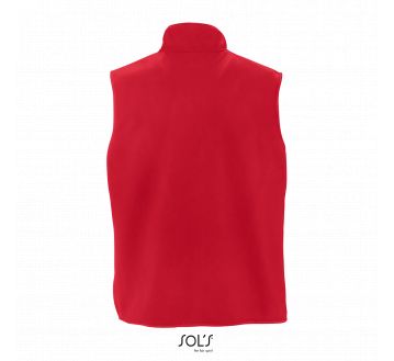 GILET POLAIRE UNISEXE SANS MANCHES NORWAY 51000 ROUGE DOS- SOLS