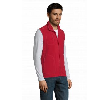 GILET POLAIRE UNISEXE  NORWAY 51000 ROUGE - SOLS