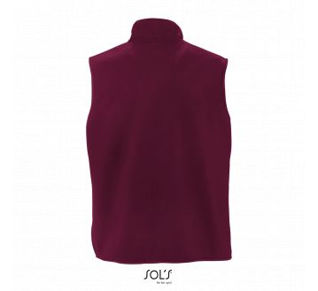 GILET POLAIRE UNISEXE SANS MANCHES NORWAY 51000 BORDEAUX DOS- SOLS