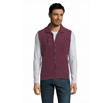 GILET POLAIRE UNISEXE SANS MANCHES NORWAY 51000 BORDEAUX PORTEE - SOLS
