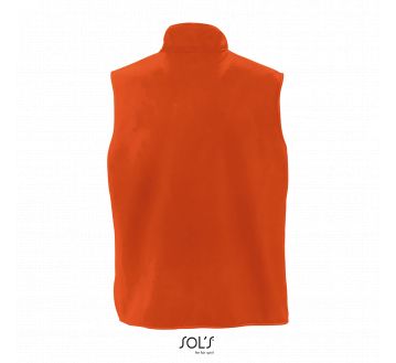 GILET POLAIRE UNISEXE SANS MANCHES NORWAY 51000 ORANGE DOS- SOLS
