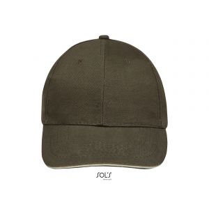 casquette 6 panneaux buffalo sols-beige-vue de profil 2