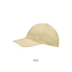 casquette 6 panneaux buffalo sols-beige-vue de profil