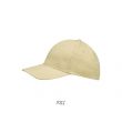 casquette 6 panneaux buffalo sols-beige-vue de profil
