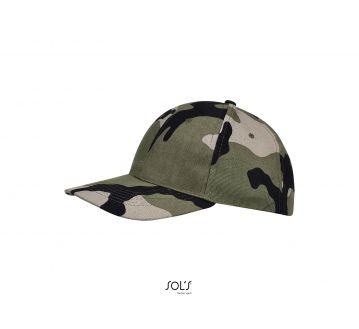 casquette 6 panneaux buffalo sols army vue de profil