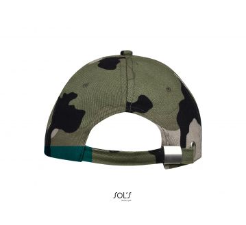 casquette 6 panneaux buffalo sols army vue de dos