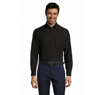CHEMISE BOSTON HOMME MANCHES LONGUES 16000 - SOLS