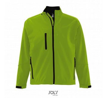 Veste softshell homme Sol’s Relax vert absinthe
