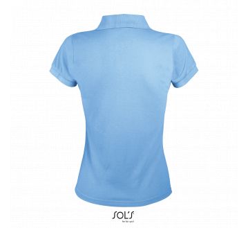 POLO FEMME PRIME MANCHES COURTES POLY/COTON...
