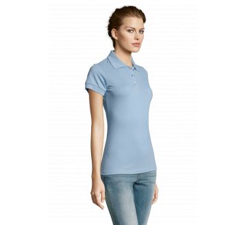 POLO FEMME PRIME MANCHES COURTES POLY/COTON...