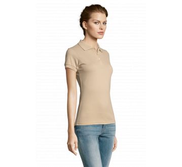 POLO FEMME PRIME MANCHES COURTES POLY/COTON...